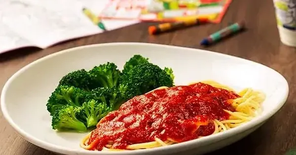 Olive Garden Kids Pasta with Tomato Sauce