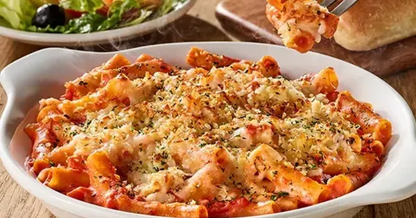 Olive Garden Lunch Five Cheese Ziti al Forno