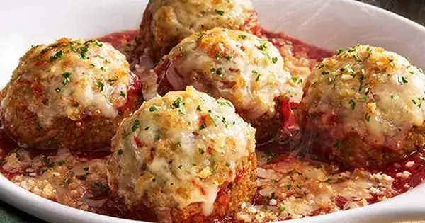 Olive Garden Meatballs Parmigiana