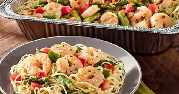 Olive Garden Shrimp Scampi Pan