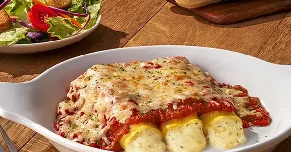 Olive Garden Take Home Four-Cheese Manicotti